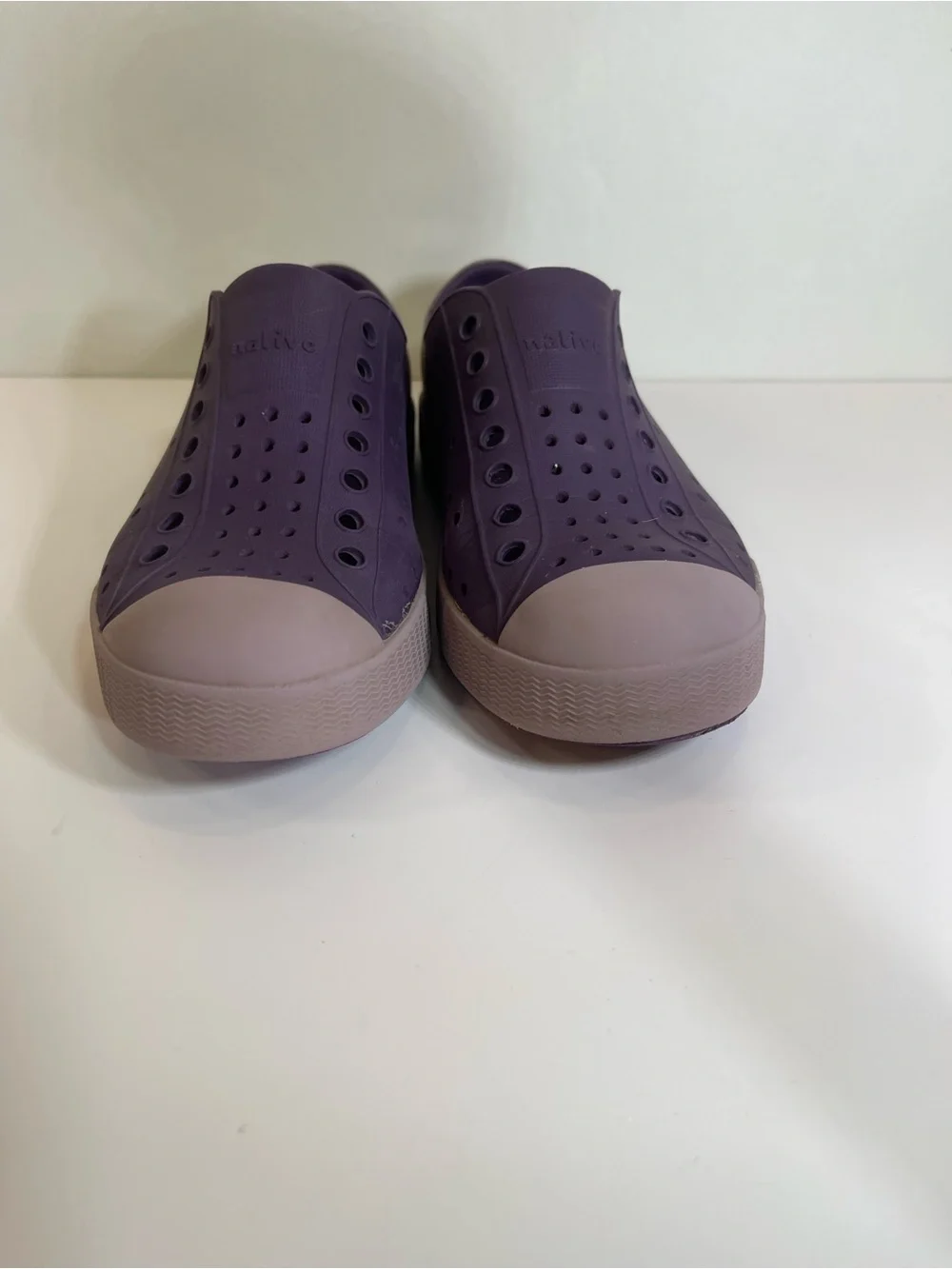 Native Jefferson Shoes Purple Little Kids Child C12 Rubber / Water Shoe Girls